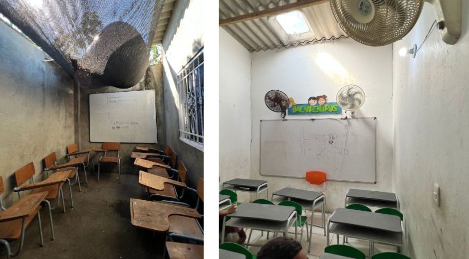 Cortesía Así son las aulas de la IED Ondas del Caribe sede Bahía Concha