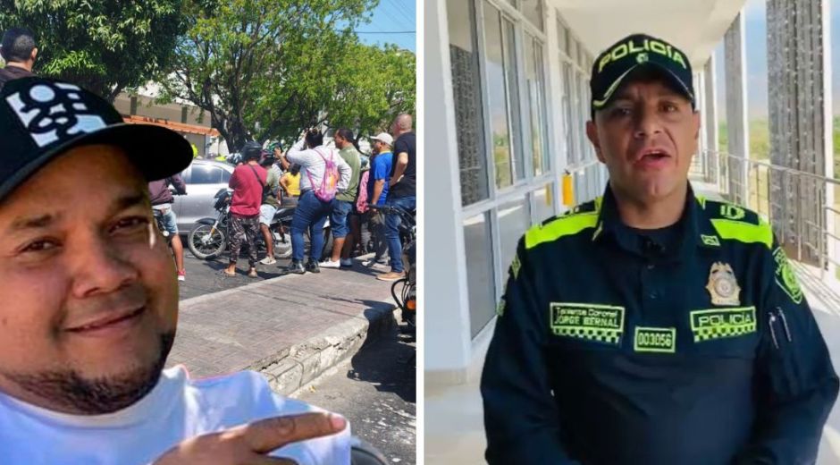 Luis Carrillo, hombre asesinado; coronel Jorge Bernal.