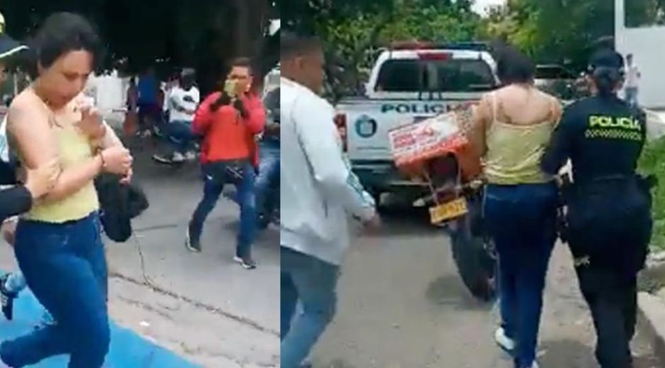 Mujer involucrada en el robo de un camión de valores en Valledupar.