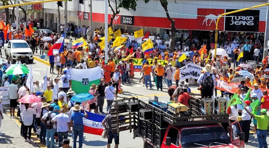 Cortesía Edumag convocó a una movilización en Santa Marta
