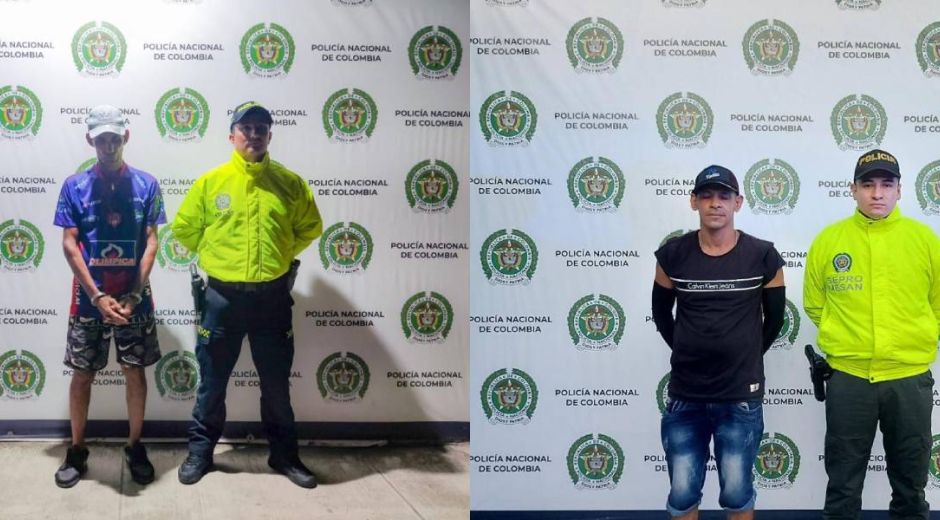 Policía Presuntos abusadores sexuales que fueron capturados.