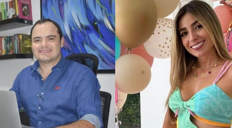 Andrés Felipe Vanegas Mosquera y su pareja Salomé Bahamón.