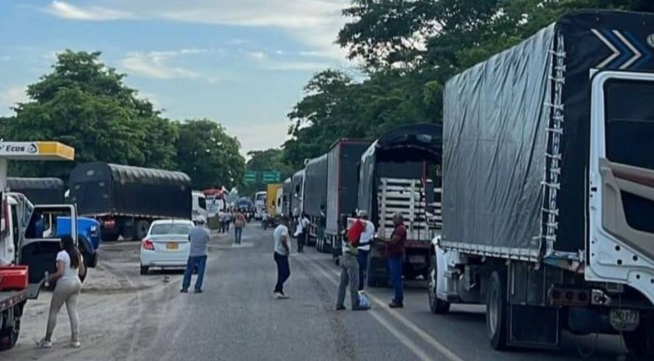 Bloqueo en la Troncal de Oriente.
