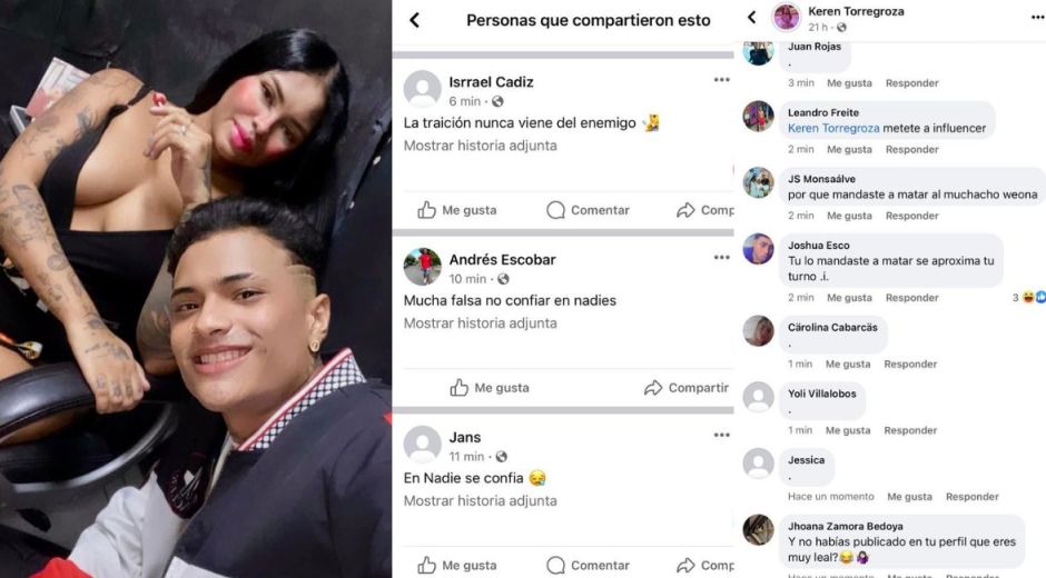 Keren Torregroza y Jose Mora.