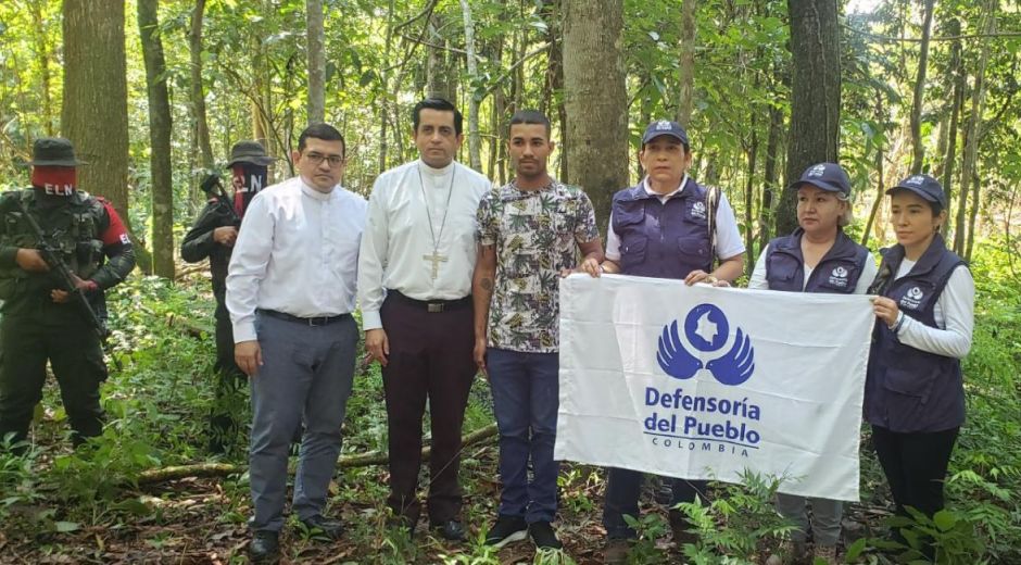 Soldado Oswaldo Ríos Vinasco, quien estaba en poder del Eln desde el pasado 20 de agosto.