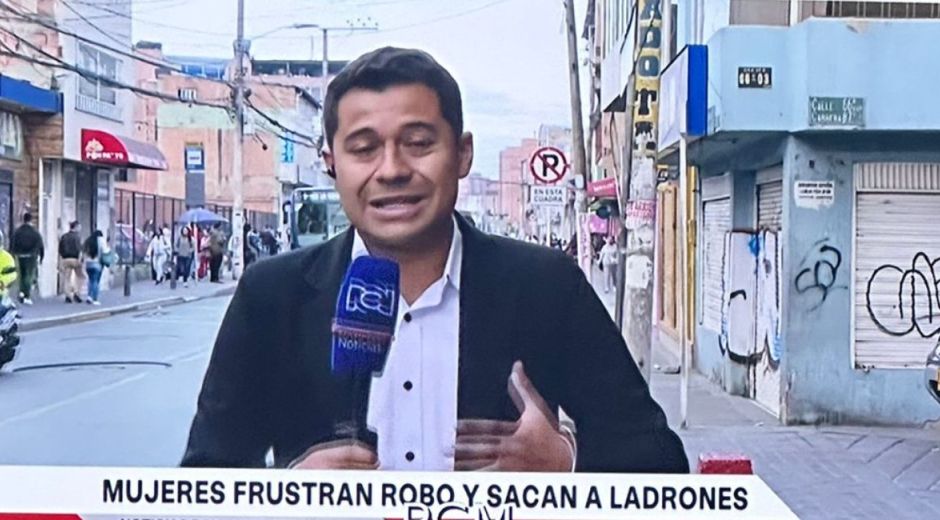 Jeisson Vera Periodistas de RCN les robaron sus equipos de grabación mientras hacían un reportaje.