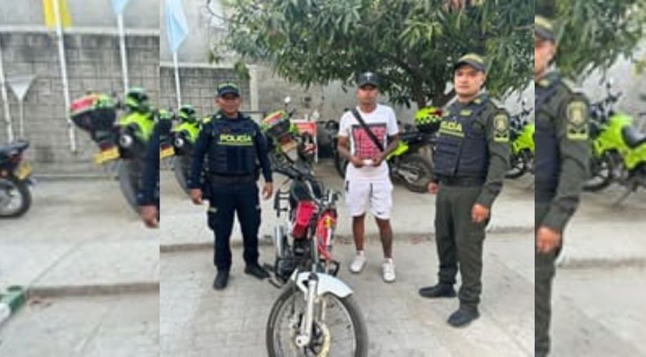 Cortesía Moto hurtada