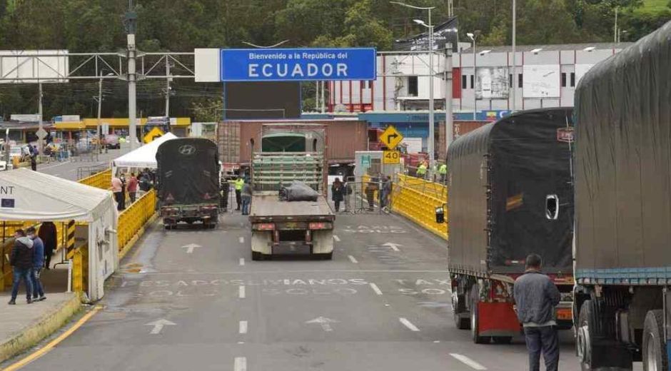 Frontera entre Colombia y Ecuador.