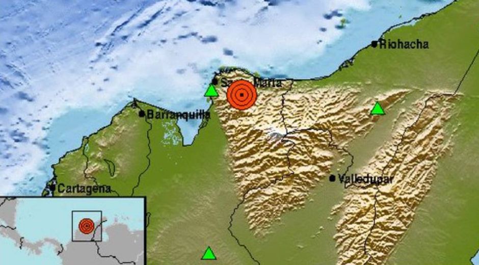 Temblor en Santa Marta.