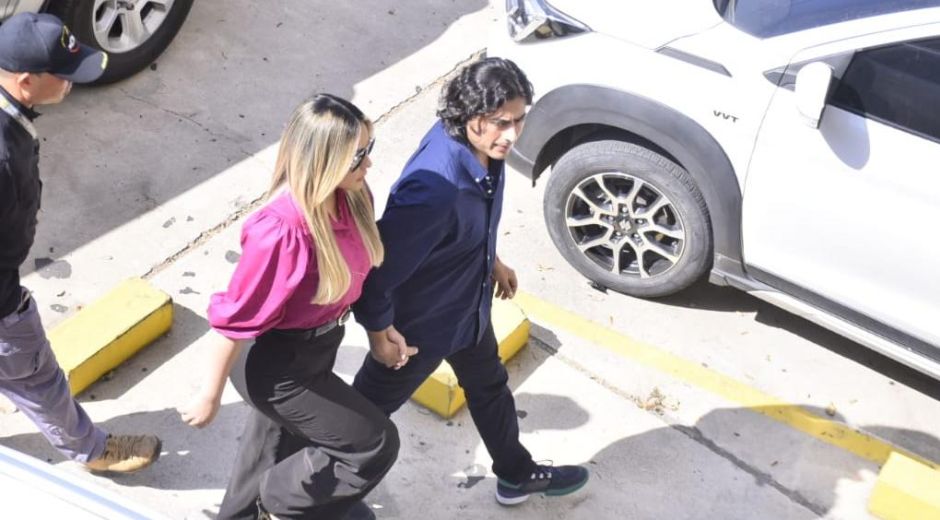 Laura Ojeda y Nicolás Petro.