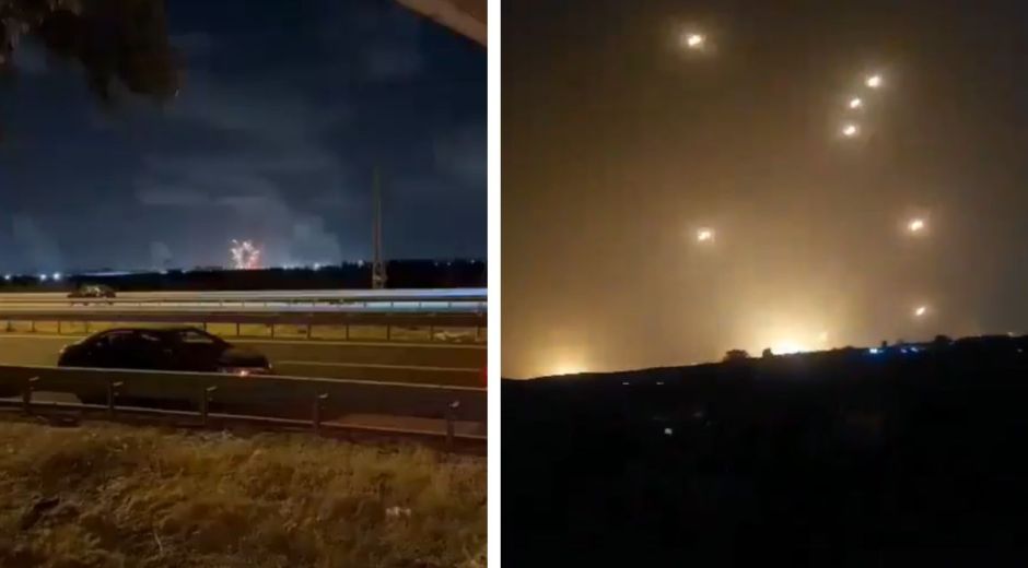 Cortesía Ataque iraní en Israel