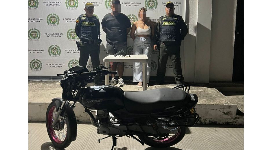 Policía Metropolitana de Santa Marta. Capturados.