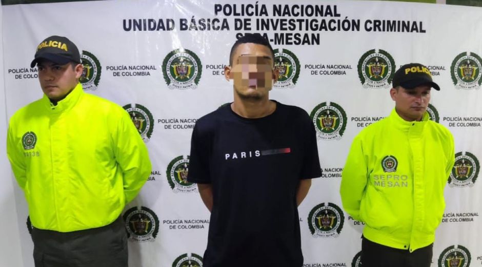 Cortesía Hombre capturado en Santa Marta.