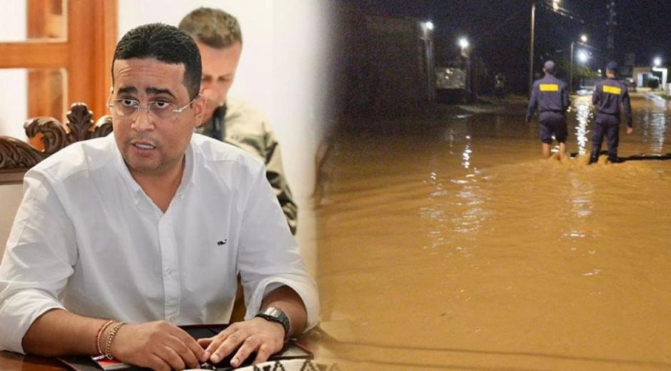 Gobernador de La Guajira, Jairo Aguilar Deluque / Imágenes de la emergencia.