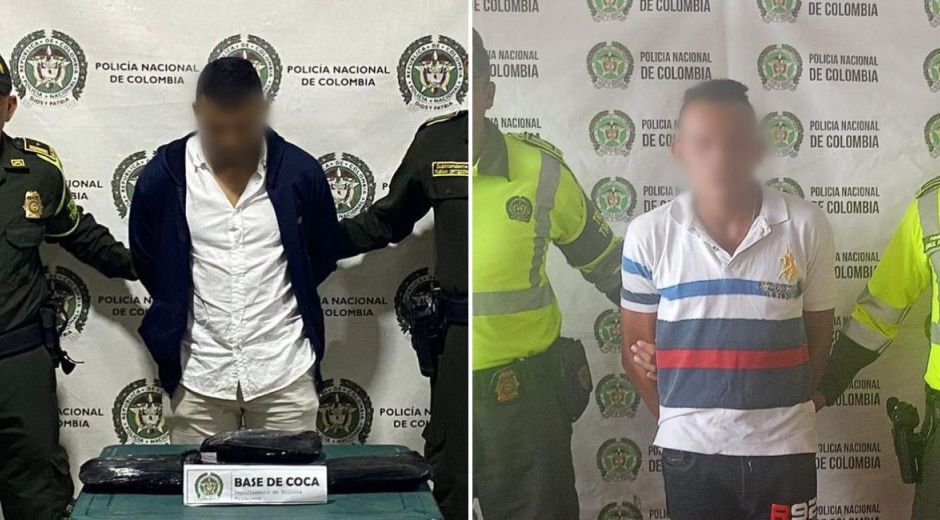Policía del Magdalena. Capturados.