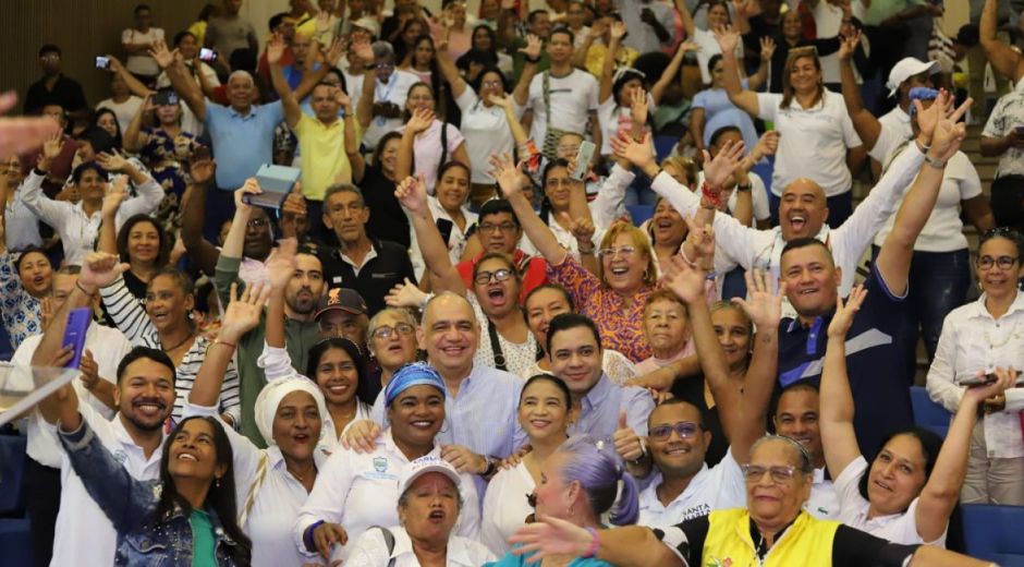 Lideres comunitarios de Santa Marta.