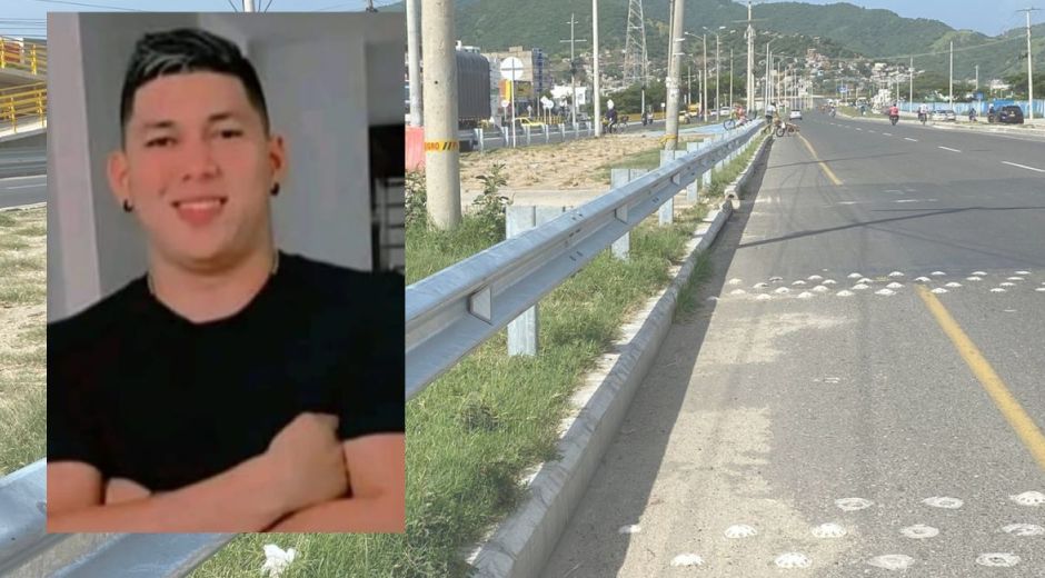 Cortesía Joven accidentado en la ciudad.