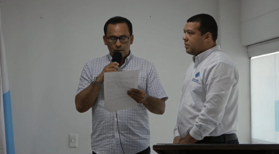 Cortesía Nombramiento Cristian de Armas Barliza