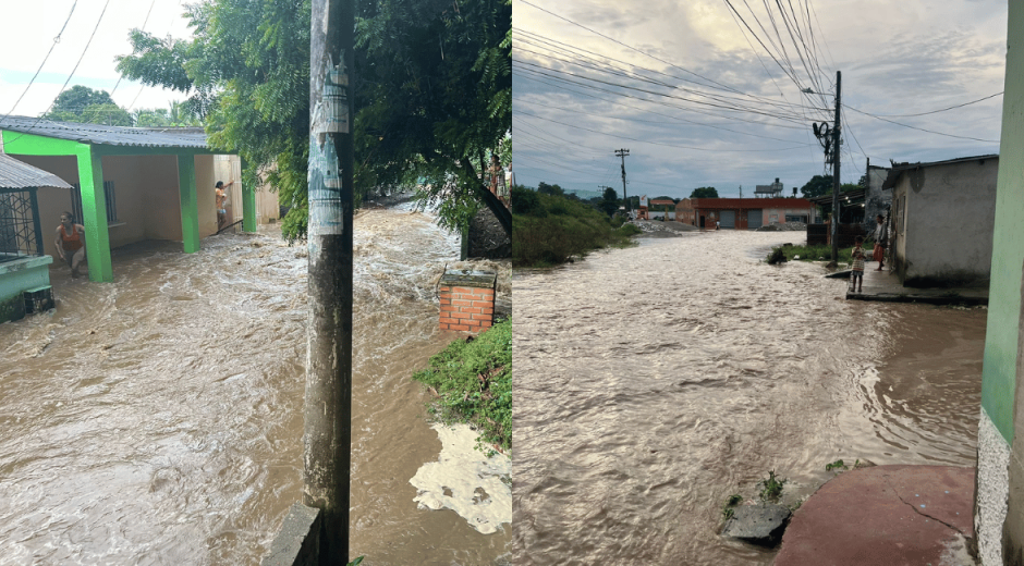 Cortesía Río Sevilla se desborda y deja familias damnificadas en Guacamayal