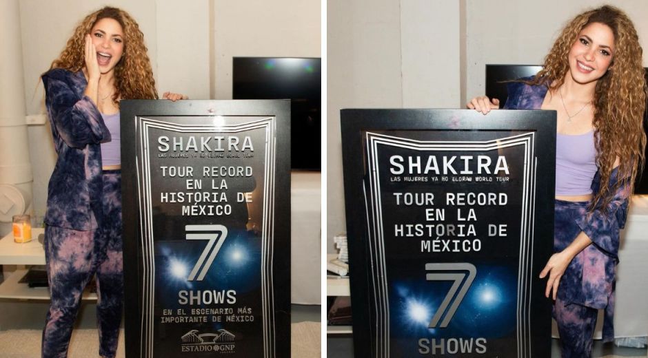 Shakira hizo historia en México al vender siete shows consecutivos en el Estadio GNP Seguros como parte de su "Las mujeres ya no lloran World Tour". 
