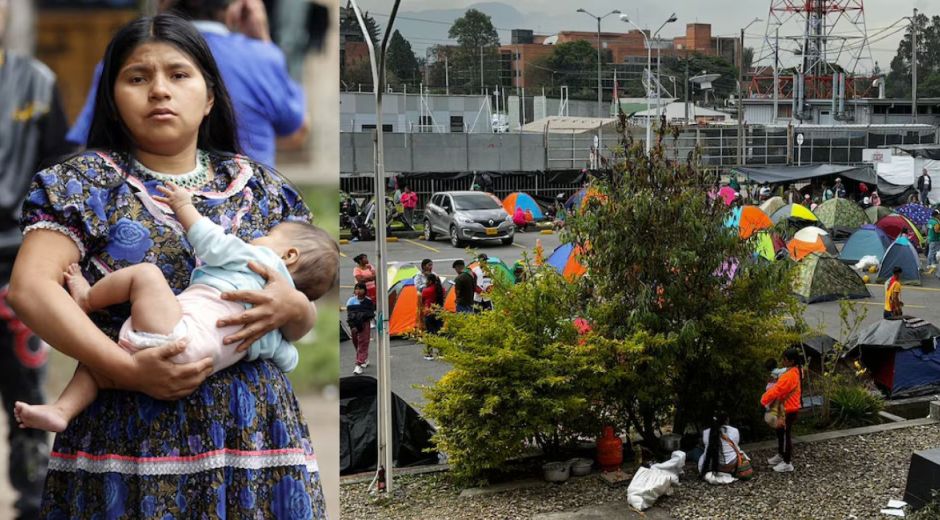 indígenas embera arribaron nuevamente a Bogotá la noche del lunes 25 de noviembre, en una movilización que busca visibilizar las precarias condiciones que enfrentan en sus territorios y exigir respuestas inmediatas.
