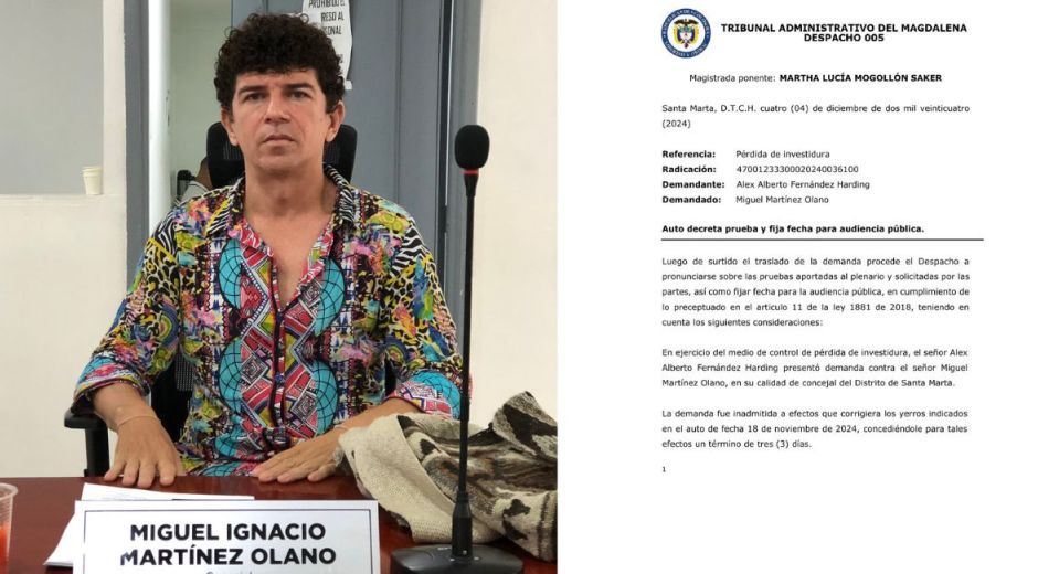 Cortesía Concejal Miguel Martínez Olano.