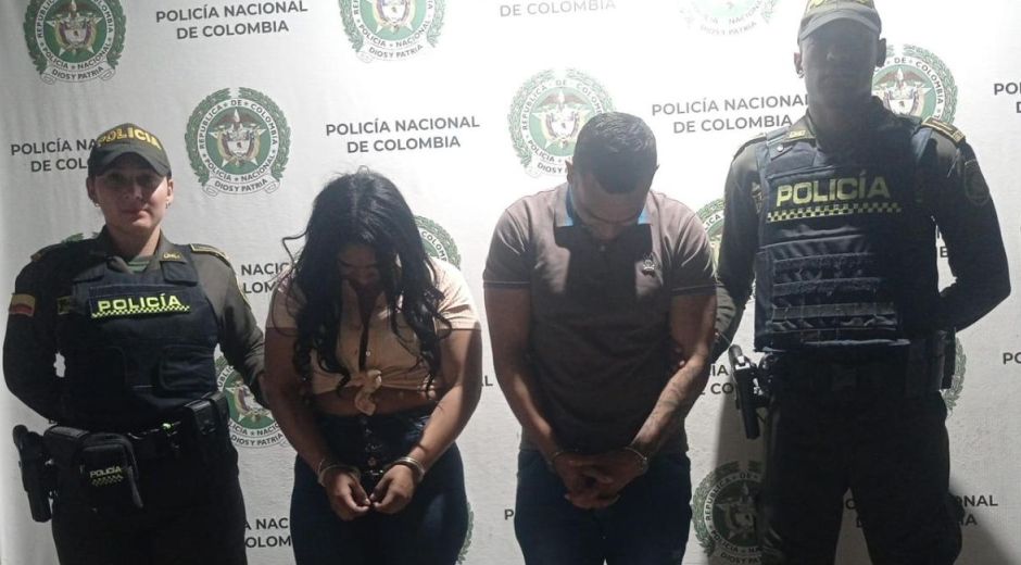 Policía Metropolitana de Santa Marta. Capturados.