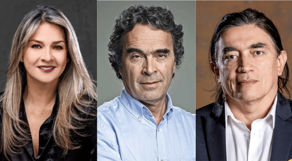 Cortesía Vicky Dávila, Fajardo y Gustavo Bolívar