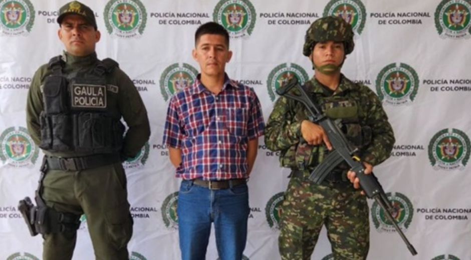 Policía Metropolitana de Santa Marta. Samir Suarez, alias 'Pájaro'.