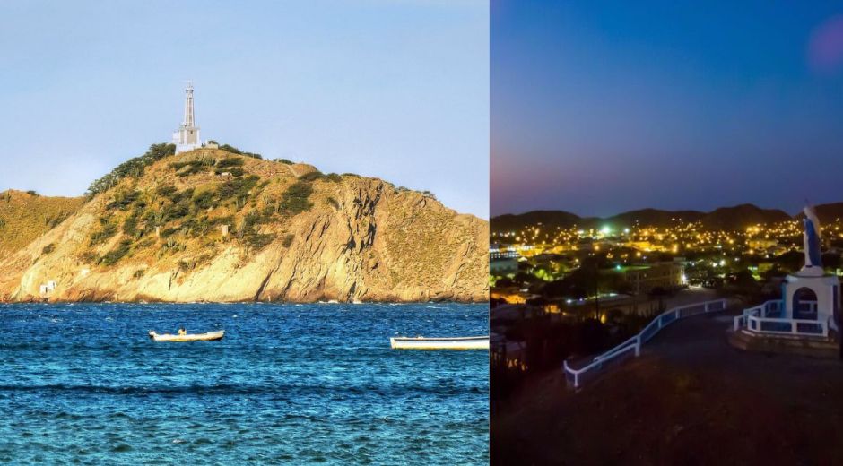 Morro de Santa Marta y cerro del barrio El Cundí. 
