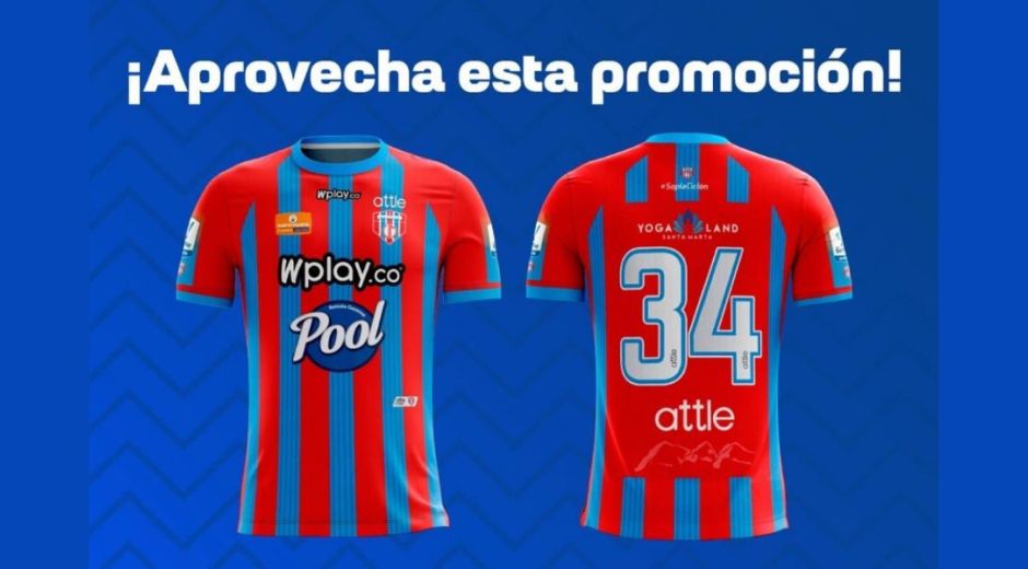 Promoción camisa oficial del Unión Magdalena 2023.