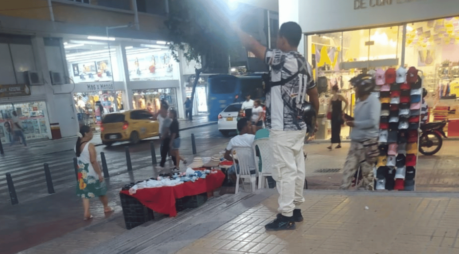 Vendedores estacionarios