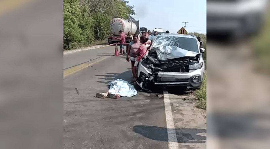 Motociclista murió al chocar de frente con un carro en Tucurinca