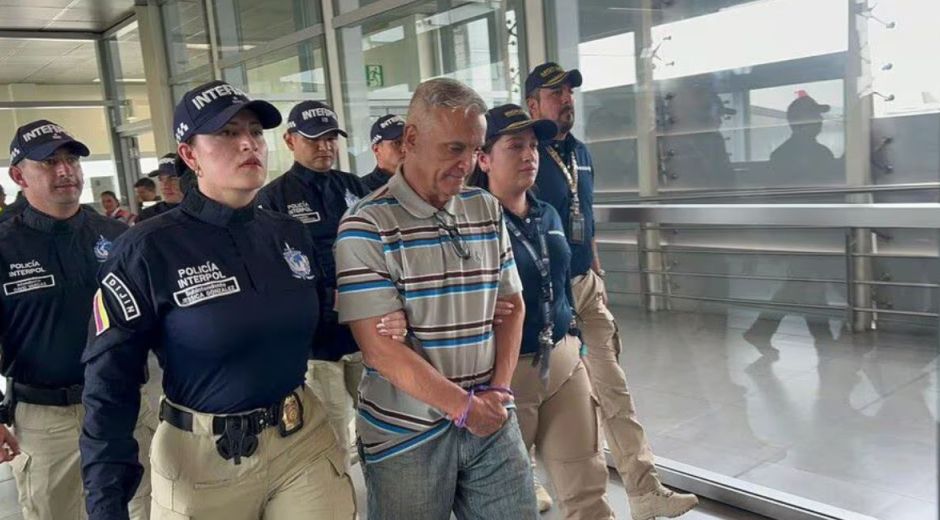 Jaime Saade tras ser extraditado de Brasil a Colombia.