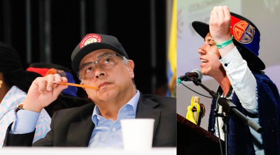 Gustavo Petro en el encuentro con jóvenes