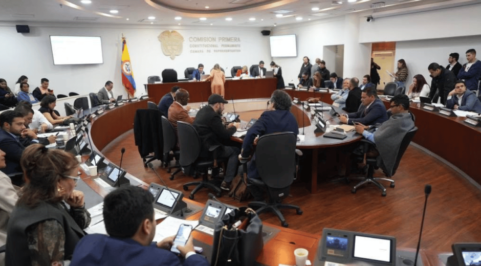 Foto: Zonacero Comisión Primera de la Cámara de Representantes
