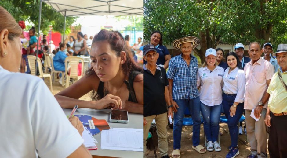 Atención en la vereda Marquetalia.