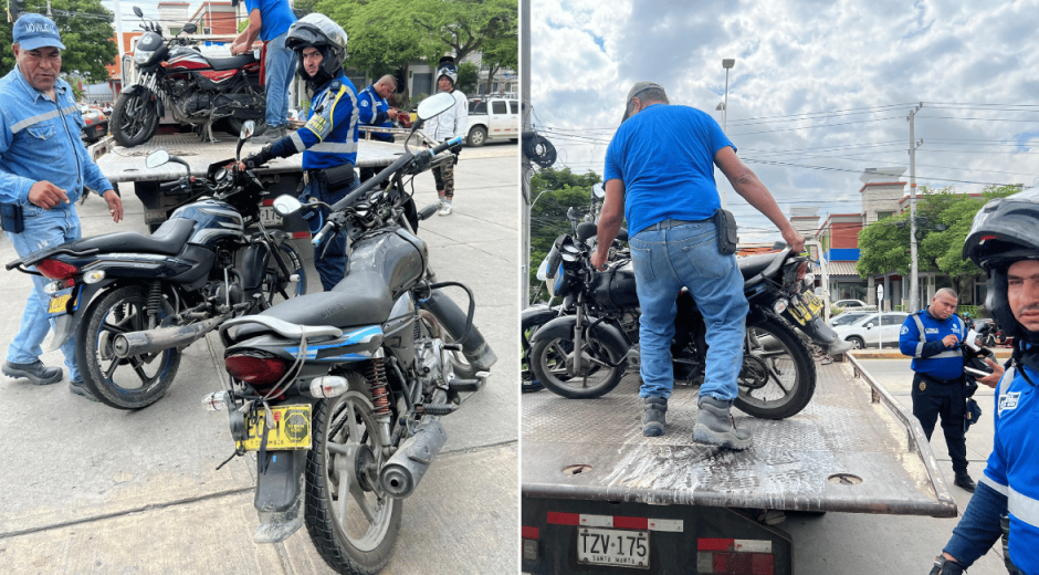 Secretaría de Movilidad inició operativos contra motociclistas con placas adulteradas