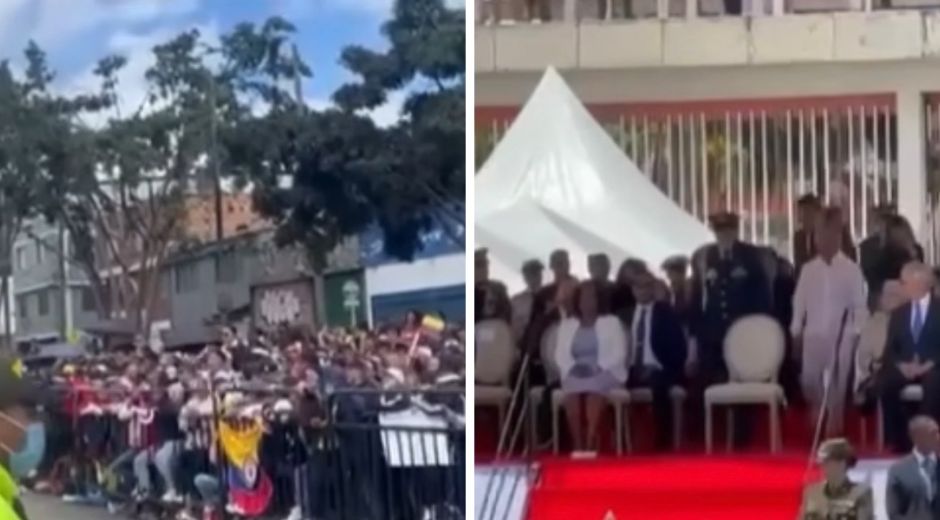 Seguimiento. Presidente petro, llegando al evento.