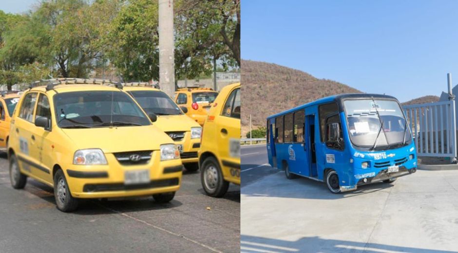 Paro de taxis y buses en Santa Marta