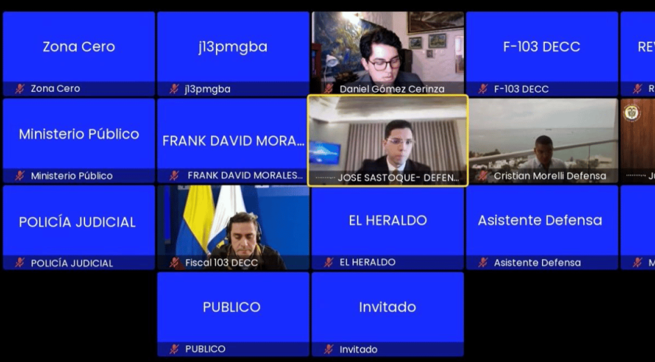 Foto: Zonacero Audiencia contra exjuez José Sastoque