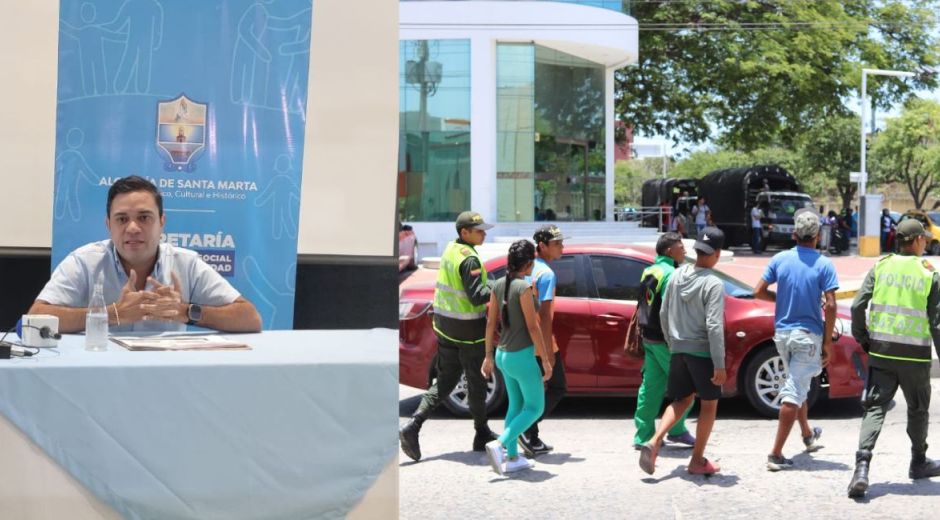 El Secretario de Promoción Social dijo que al menos 30.000 venezolanos llegarían a Santa Marta.