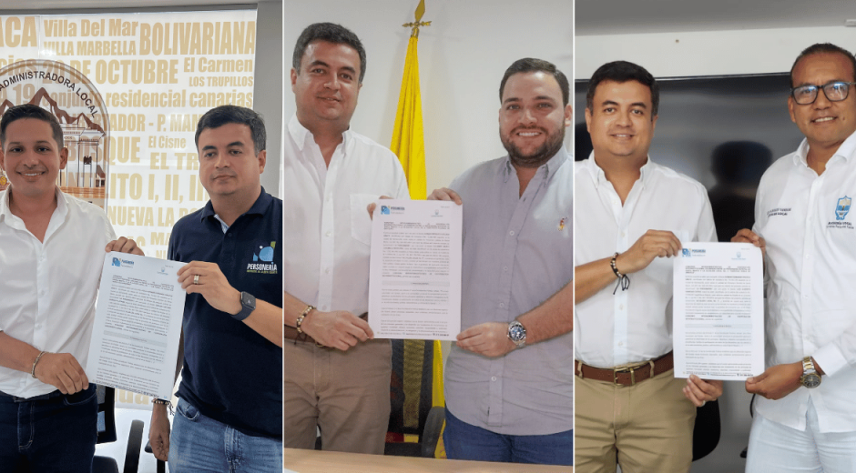 Firmas de convenio Personería Distrital y Alcaldías locales