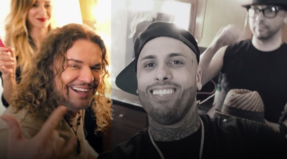 Maná y Nicky Jam en el video 'De Pies a Cabeza', canción que fue eliminada de todas las plataformas.