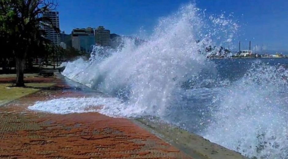 Cortesía Oleaje en Santa Marta