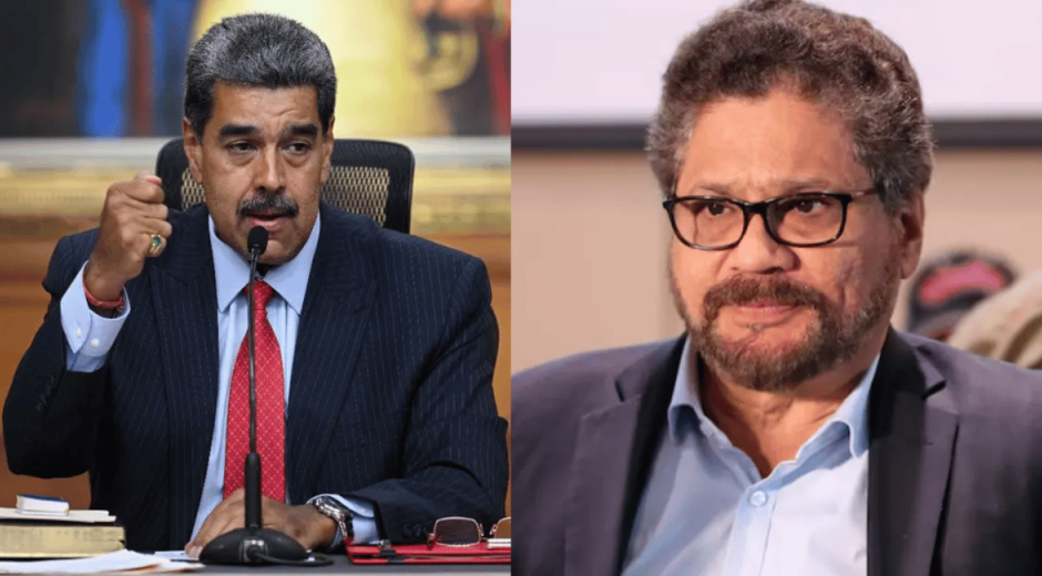 Nicolás Maduro e Iván Márquez