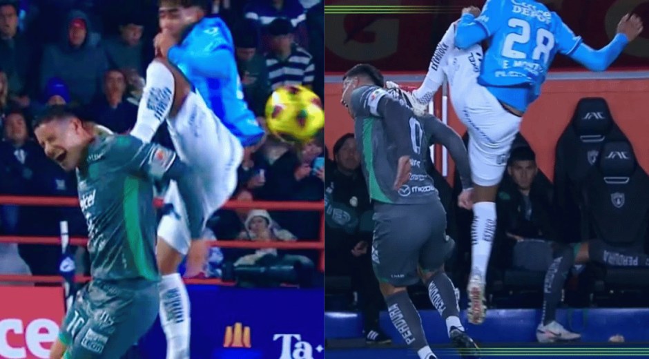 Brutal patada de Montiel a James Rodríguez que acabó en expulsión