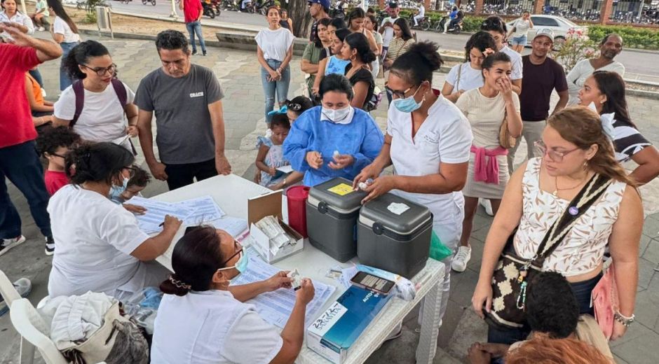 Cortesía Jornada de vacunación en Santa Marta