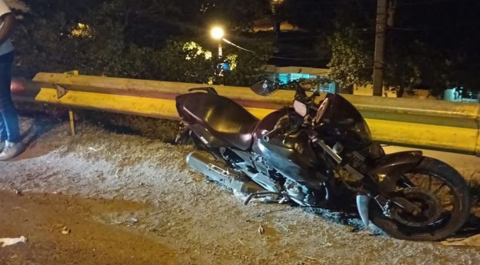 cortesía. Motocicleta del accidente.