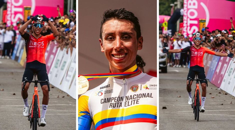edgan bernal campeón nacional.